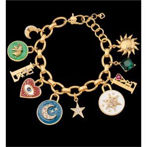 Kate Spade NWT Like Magic charm bracelet RARE evil eye